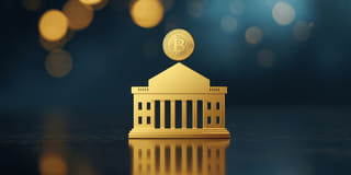 Institutional crypto ETF interest highlighted in a news-style graphic